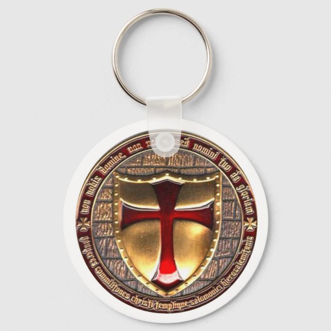 TEMPLAR COIN. KEYCHAIN (Front)