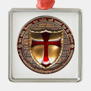 TEMPLAR COIN. METAL ORNAMENT