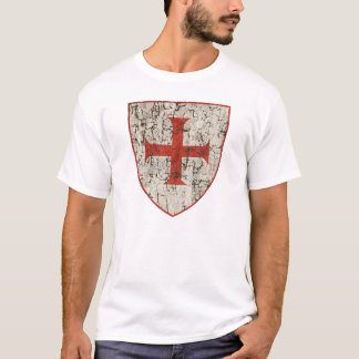 Templar Cross, Distressed T-Shirt