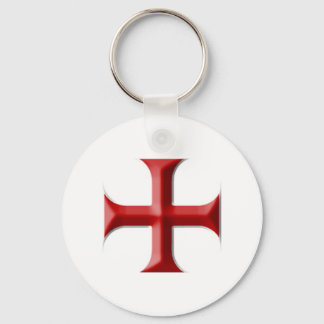 Templar Cross Keychain
