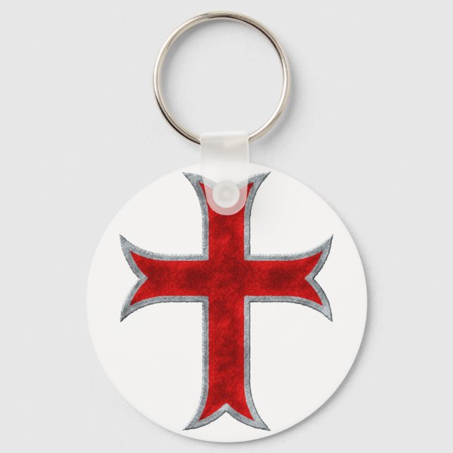 Templar Cross Keychain (Front)