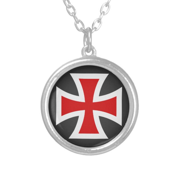 Buy Knights Templar Cross Patee Medieval Pendant 925 Sterling Silver Online  in India - Etsy