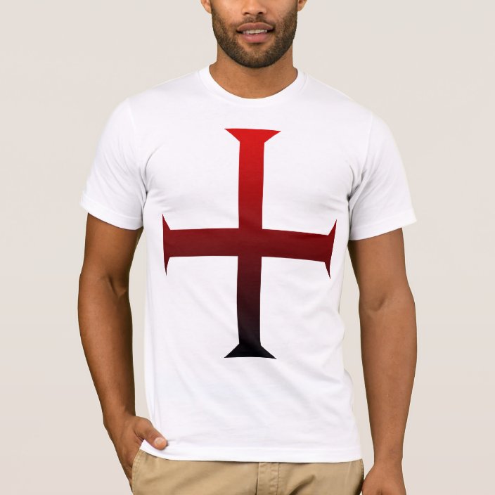 Templar Cross T-Shirt | Zazzle.com