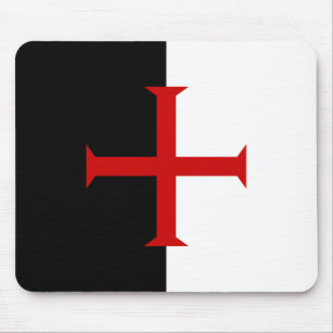 Templar flag mousepad