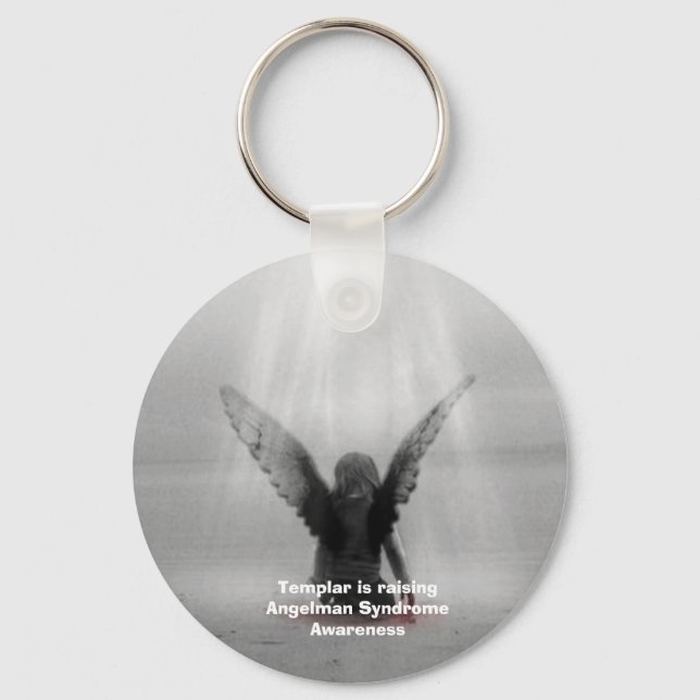 Templar is raising Angelman Syndrome Awareness Keychain (Front)