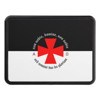 Templar Knight Alpha-Omega Non Nobis Domine Hitch Cover