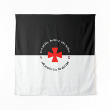 Templar Knight Alpha-Omega Non Nobis Domine
