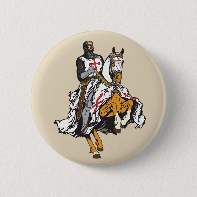 Templar knight button (Front)