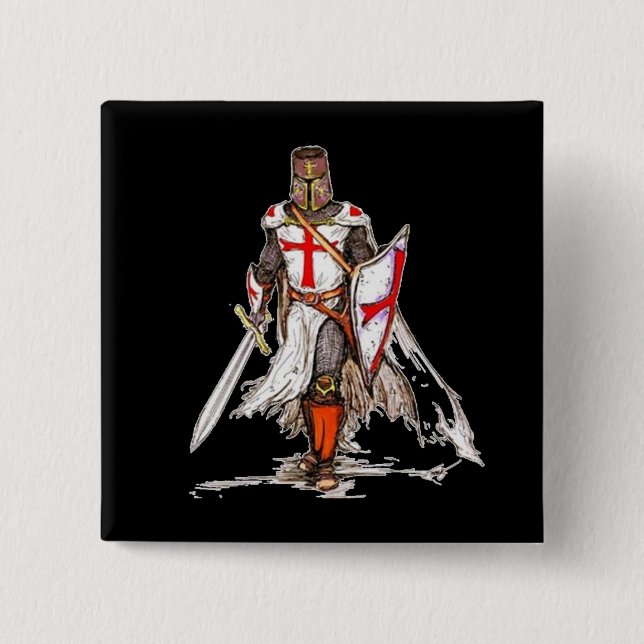 Templar Knight Button (Front)