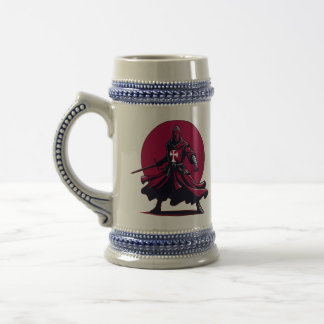Templar Knight Custom Minimalist Design Beer Stein