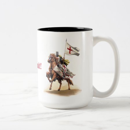 Templar Knight Deus Vult Mug
