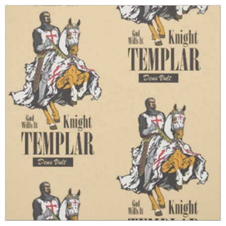 Deus Vult Time For Another Crusade Templar Knight Iron On Patch - MTU