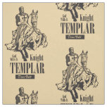 Templar knight. God Wills It. Deus Vult Fabric