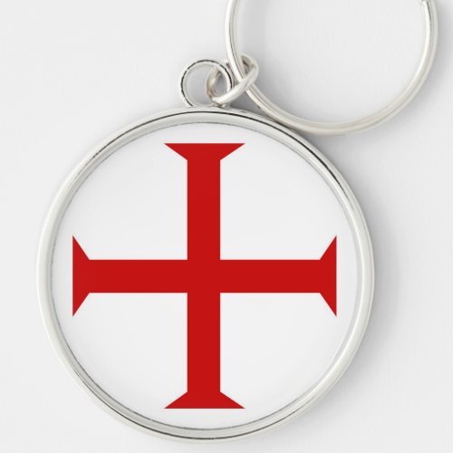 templar knights red cross malta teutonic hospitall keychain
