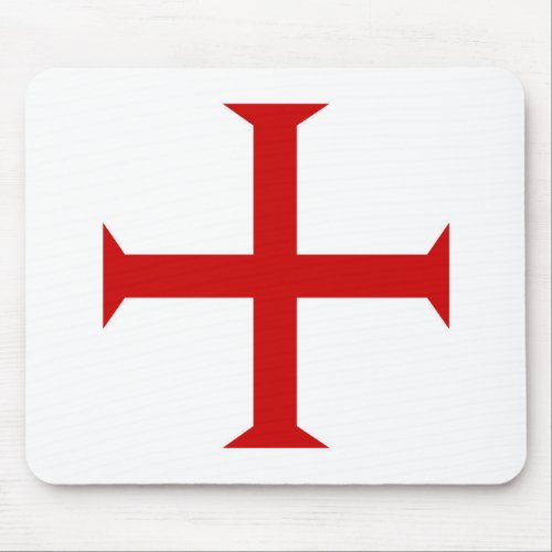 templar knights red cross malta teutonic hospitall mouse pad