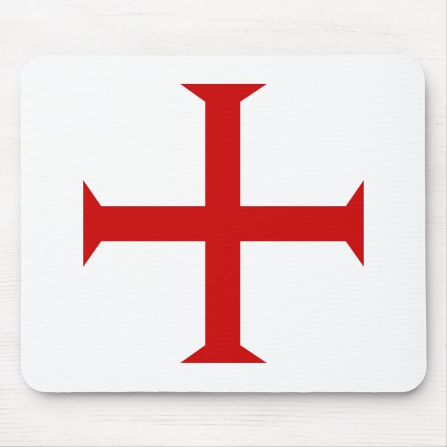 templar knights red cross malta teutonic hospitall mouse pad (Front)