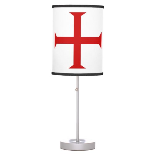 templar knights red cross malta teutonic hospitall table lamp