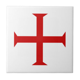 templar knights red cross malta teutonic hospitall tile