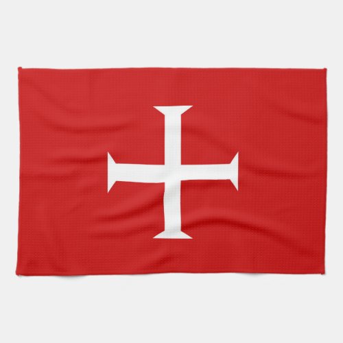 templar knights red cross malta teutonic hospitall towel