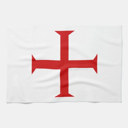 templar knights red cross malta teutonic hospitall towel