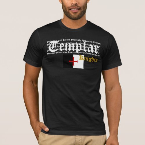Templar Knights _ virtues T_Shirt