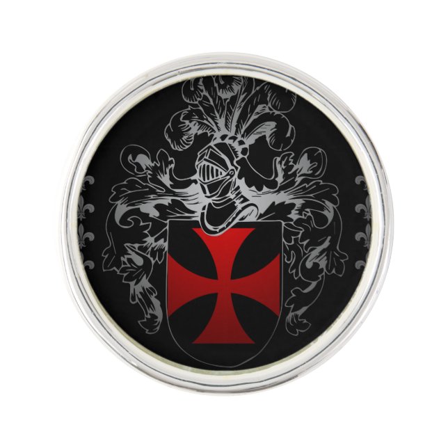 Templar Lapel Pin (Front)