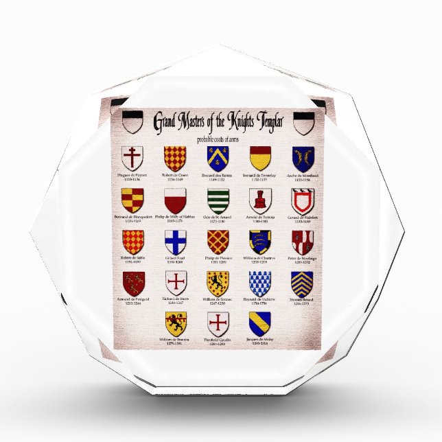 Templar Master Heraldry Award (Front)