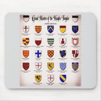 Templar Master Heraldry Mouse Pad