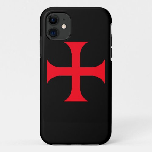 Templar red cross iPhone 11 case
