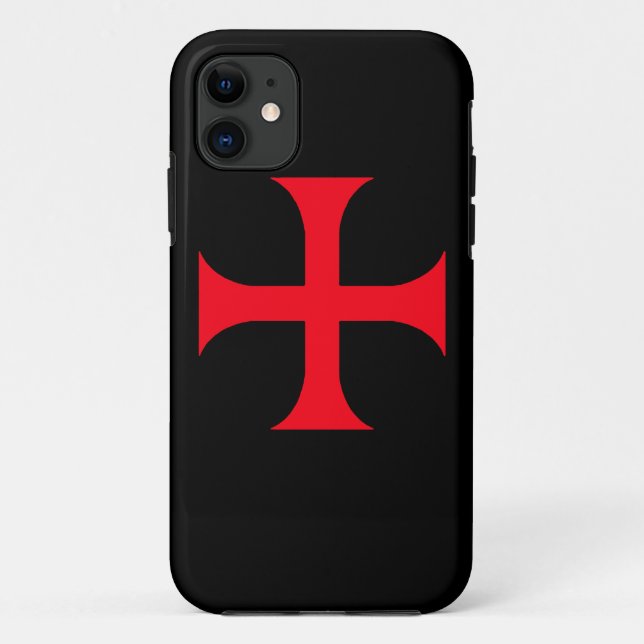 Templar red cross Case-Mate iPhone case (Back)
