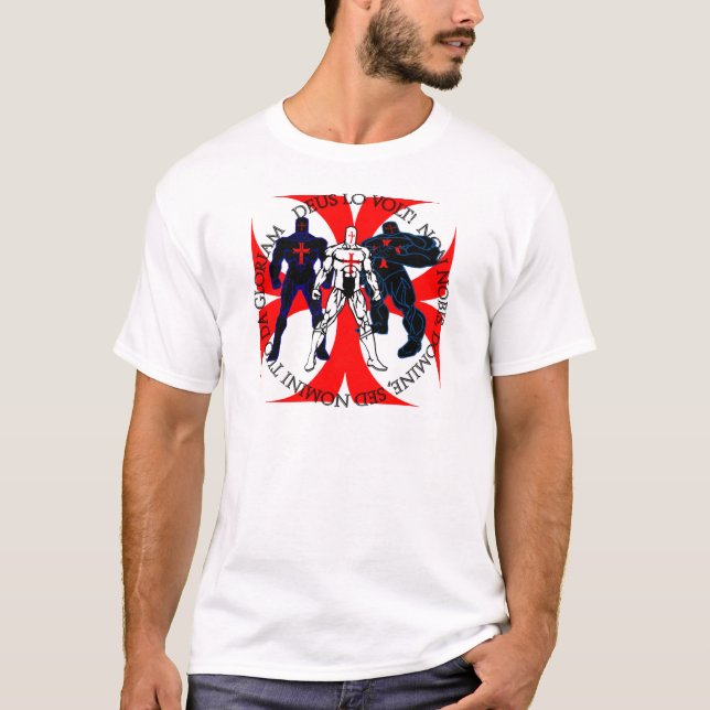 Templar Superheroes T-Shirt (Front)