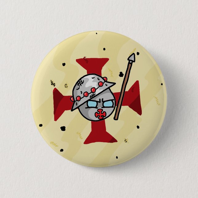 Templarball Button (Front)