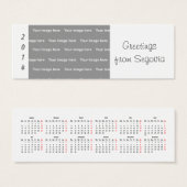 template 2014 pocket calendar (Front & Back)