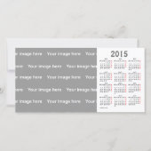 template  2015 Calendar Photo Card (Front)
