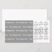 template 2017 Calendar Photo Card (Front/Back)