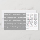template  2018 Calendar Photo Card (Front)