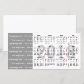 template 2018 Calendar Photo Card (Front/Back)