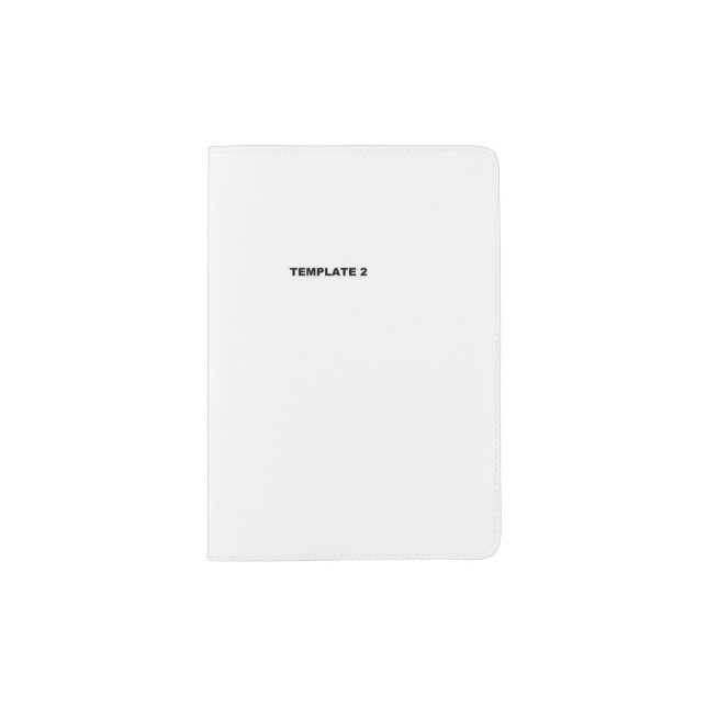 Template 2 passport holder (Front)