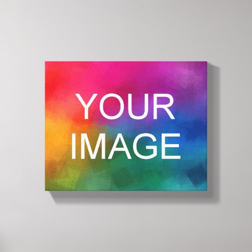 Template Add Photo Picture Image Logo Horizontal Canvas Print