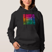 Template Add Text Upload Photo Womens Black Trendy