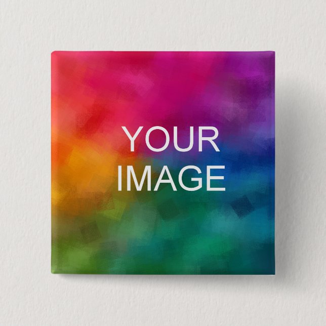 Template Add Your Text Image Photo Business Logo Button (Front)