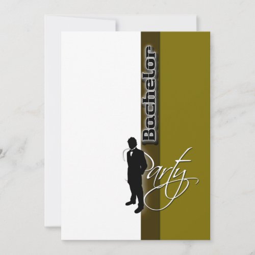 Template bachelor party distinguished mens