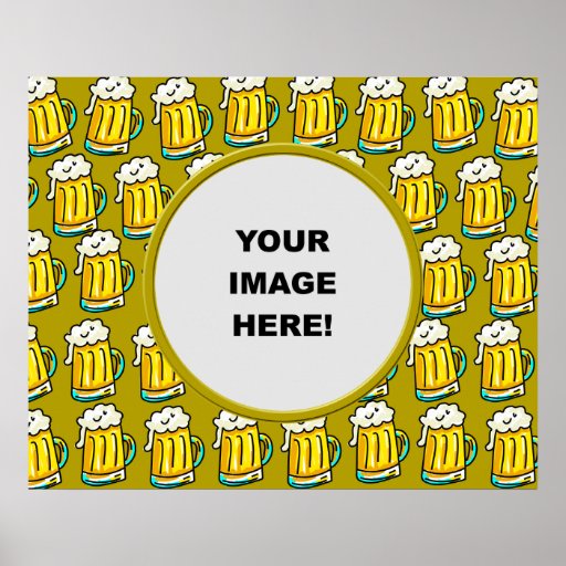 Template, Beer Border Poster | Zazzle