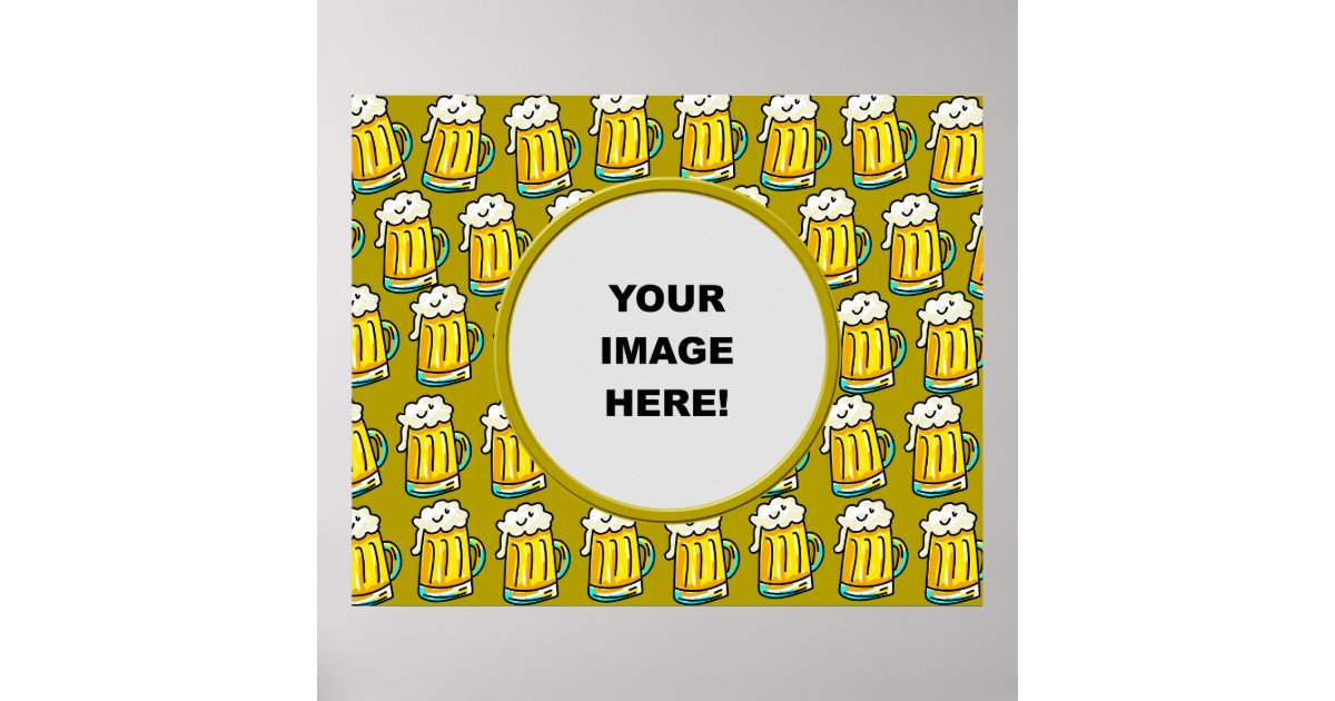 Template, Beer Border Poster | Zazzle