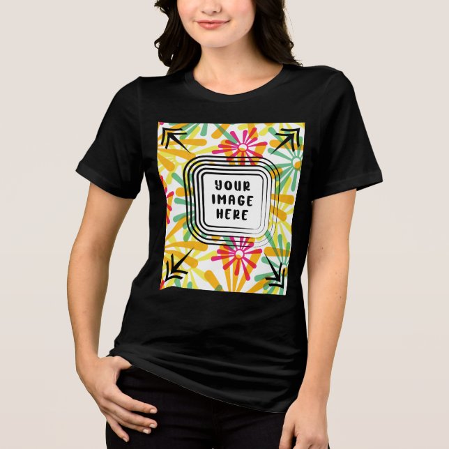 Template Bella+Canvas Women's Tri-blend T Shirt (Front)