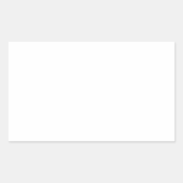 TEMPLATE Blank DIY easy customize add TEXT PHOTO Rectangular Sticker (Front)