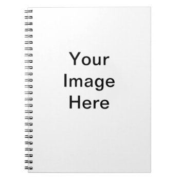 Template Blank Easy Add Text Photo Jpg Image Fun Notebook by LOWPRICESALES at Zazzle