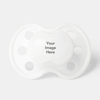 Template Blank Easy Add Text Photo Jpg Image Fun Pacifier by LOWPRICESALES at Zazzle