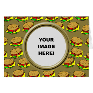 Template, Burger Border Cards