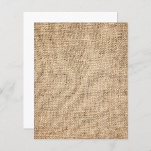 Template - Burlap Background (Front/Back)